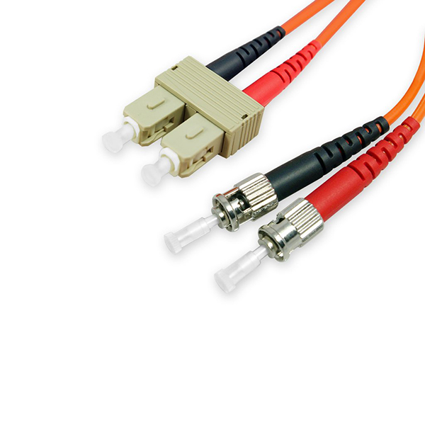 H1114-01M - Duplex Multimode Fiber Optic Cable - ST/SC, 62.5/125, OM1, Orange - KABOE ENTERPRISE CO .,LTD.