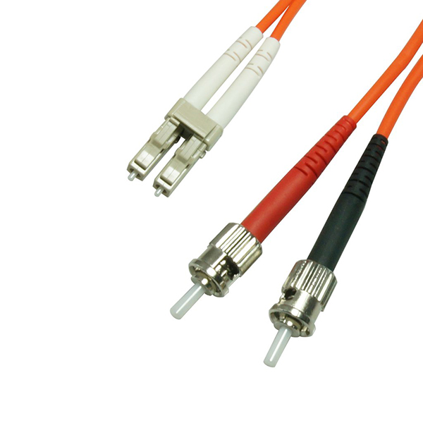 H1164-01M-50U - Duplex Multimode Fiber Optic Cable - LC/ST, 50/125, OM2, Orange - KABOE ENTERPRISE CO .,LTD.