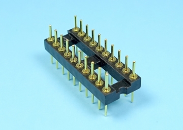 2.54mm Machined Pin Header IC Socket (0.3 inch Wide)