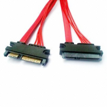 ATA/SATA Cables with 24, 26AWG Copper Conductor