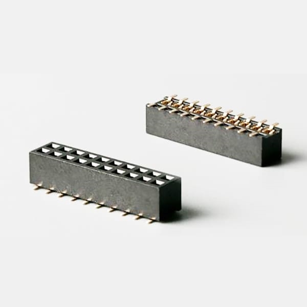 F05 - Female Header Dual Row Vertical SMT TYPE ( H=2.30mm ) - Unicorn Electronics Components Co., Ltd.