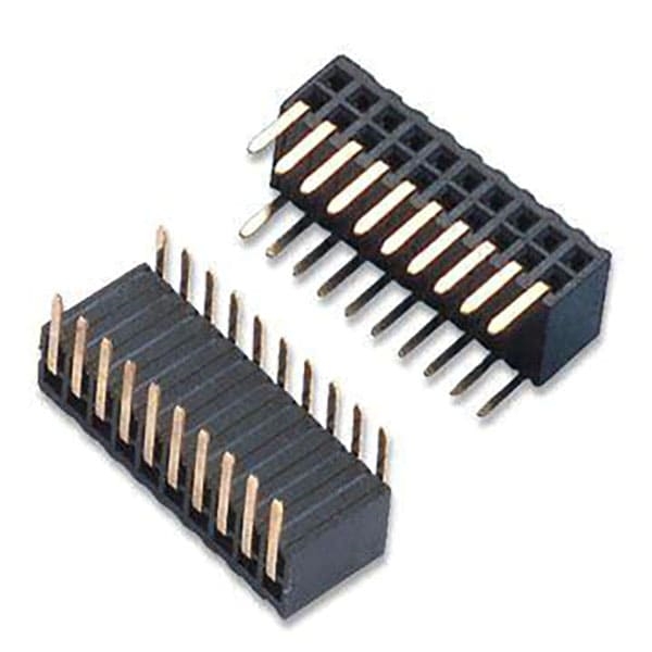 F06 - Female Header Dual Row Right Angle DIP & SMT TYPE ( Side Entry ) - Unicorn Electronics Components Co., Ltd.
