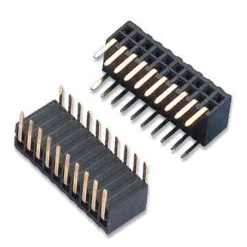 F20 - Female Header Dual Row Right Angle DIP & SMT TYPE ( H=4.90mm ) - Unicorn Electronics Components Co., Ltd.