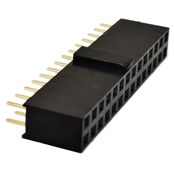F26 - Female Header Dual Row Straight & Right Angle DIP TYPE ( With Bump ) - Unicorn Electronics Components Co., Ltd.