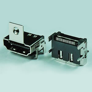 HDMI 19P SMT TYPE (WITH FLANGE)